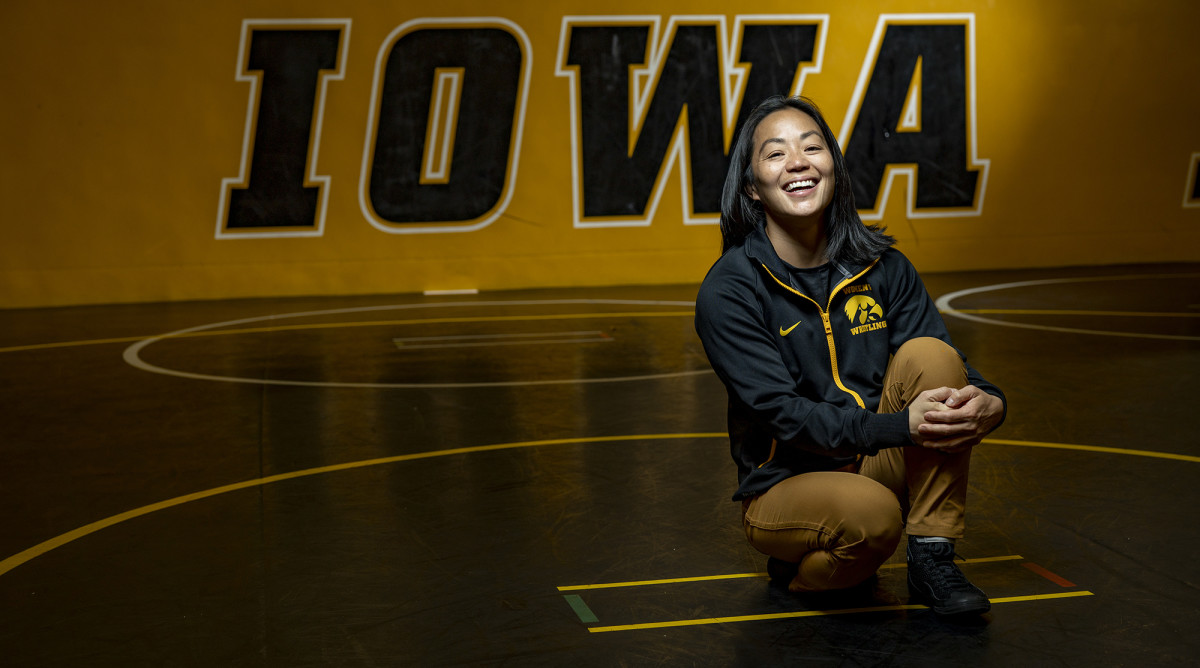 Iowa Women’s Wrestling program head coach Clarissa Chun.